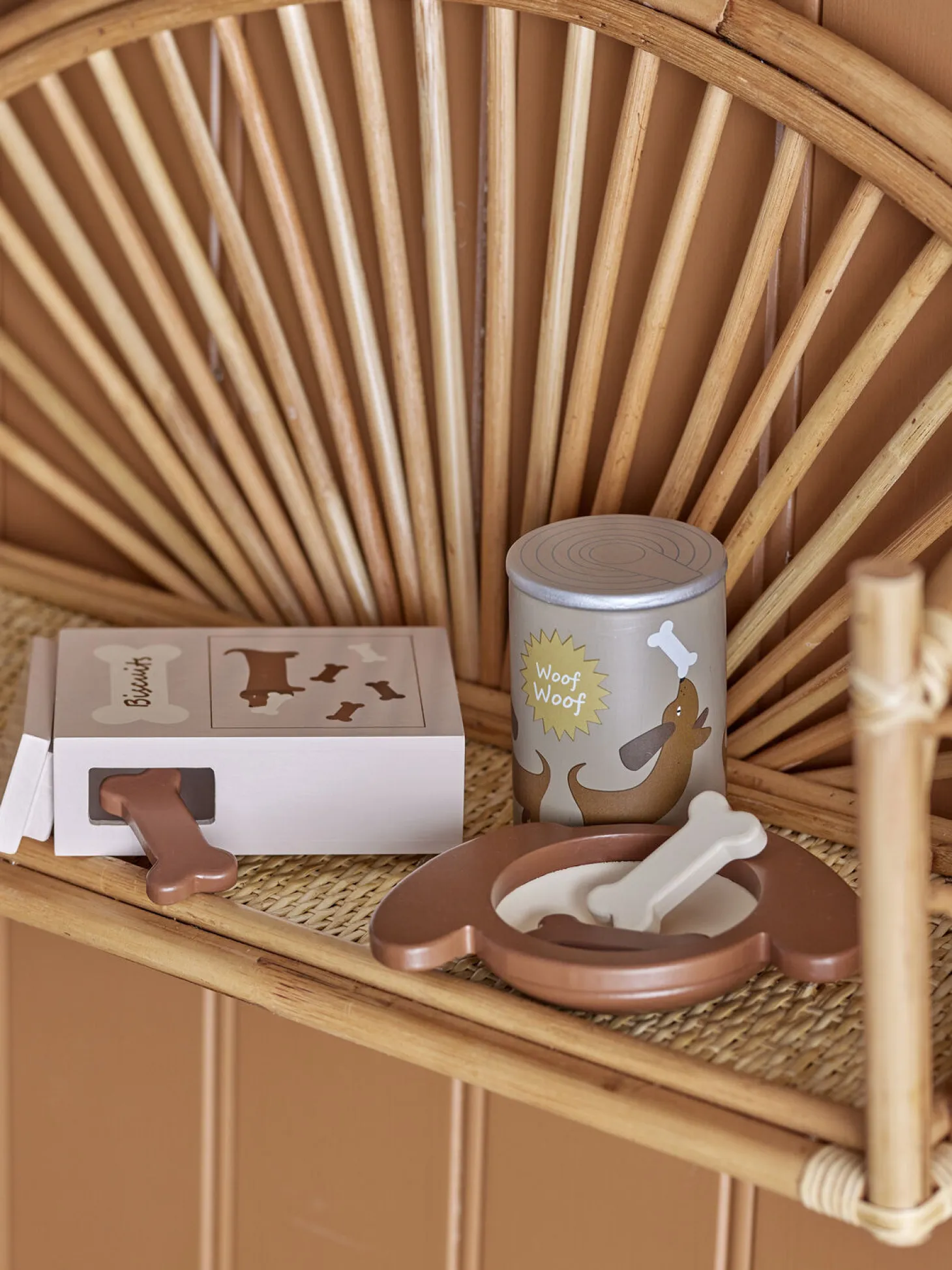 Bloomingville - Charlie Legetøj, Legemad, Brun, FSC®100%, MDF