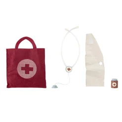 Bloomingville - Elliott Legesæt, Doktor, Rød, FSC®100%, Lotus