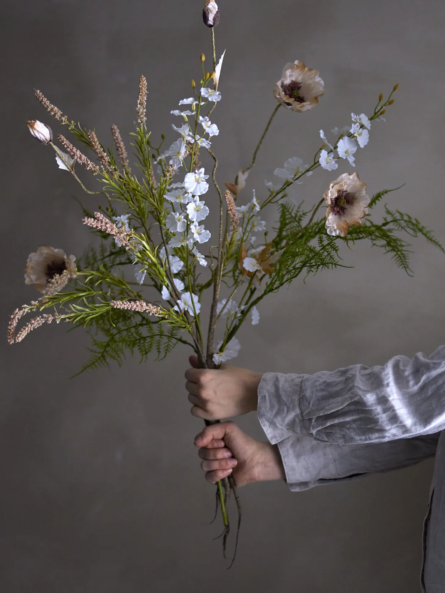 Bloomingville - Foxtail Kunstig stilk - Rosa, Plastik