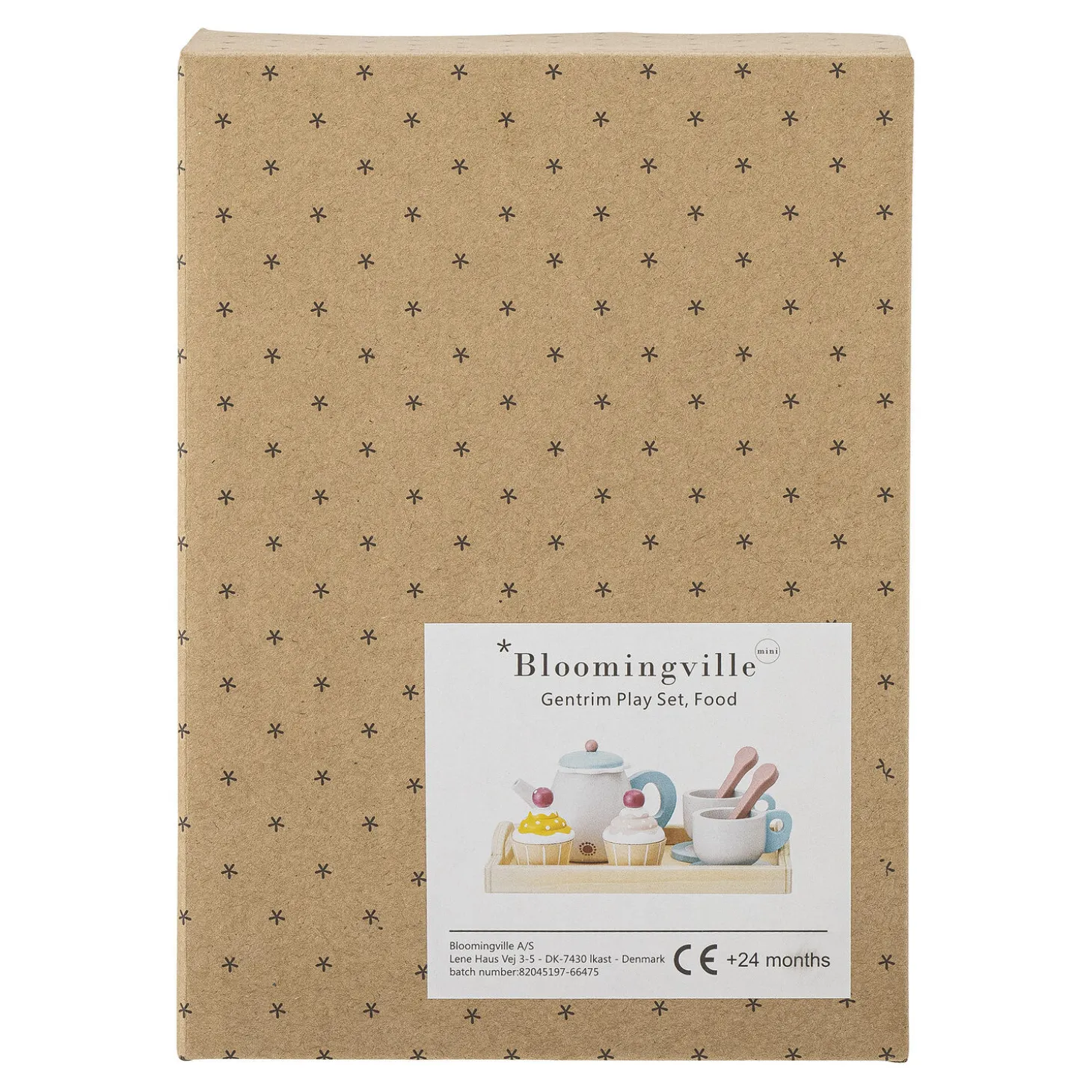 Bloomingville - Gentrim Legetøjsmad, Grå, Krydsfiner