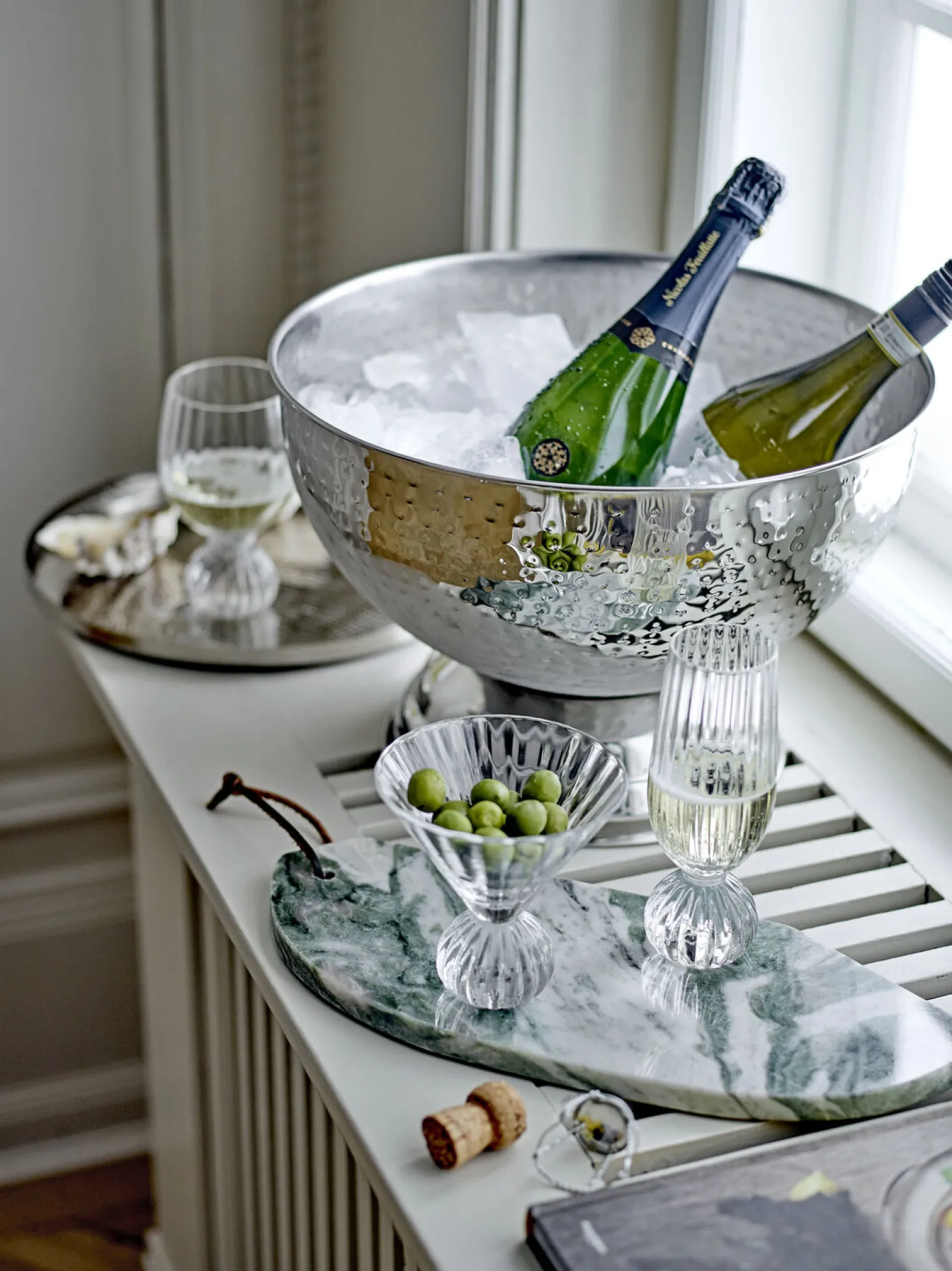 Bloomingville - Kaluka Champagnekøler, Sølv, Rustfri Stål