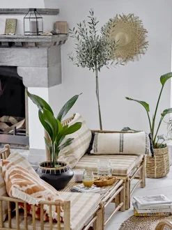 Bloomingville - Korfu Modul Sofa Højre Hjørne, Natur, Bambus