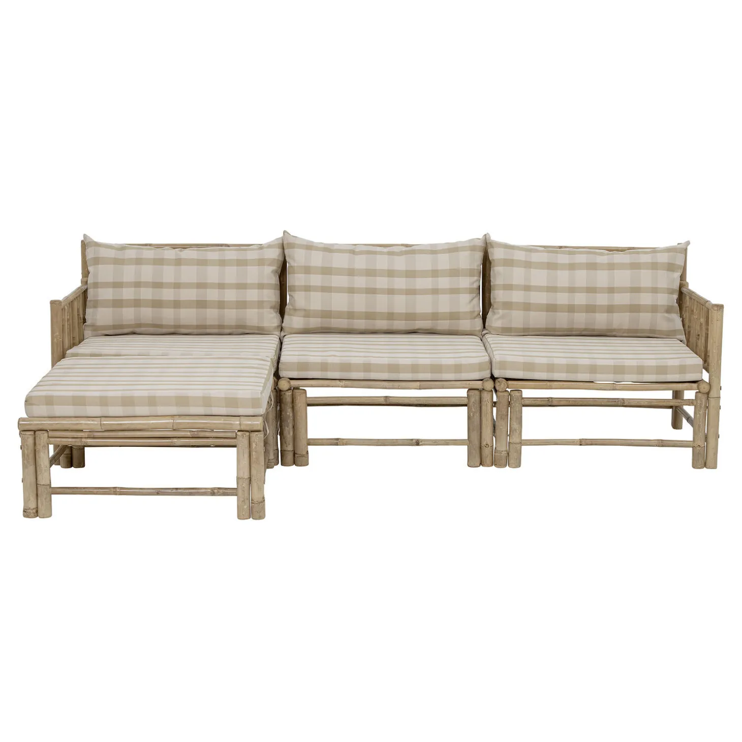 Bloomingville - Korfu Modul Sofa Venstre Hjørne, Natur, Bambus