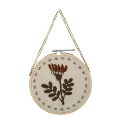 Bloomingville - Maidstone Vægdekoration, Brun, Bomuld