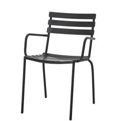 Bloomingville - Monsi Spisestol, Sort, Galvaniseret Metal