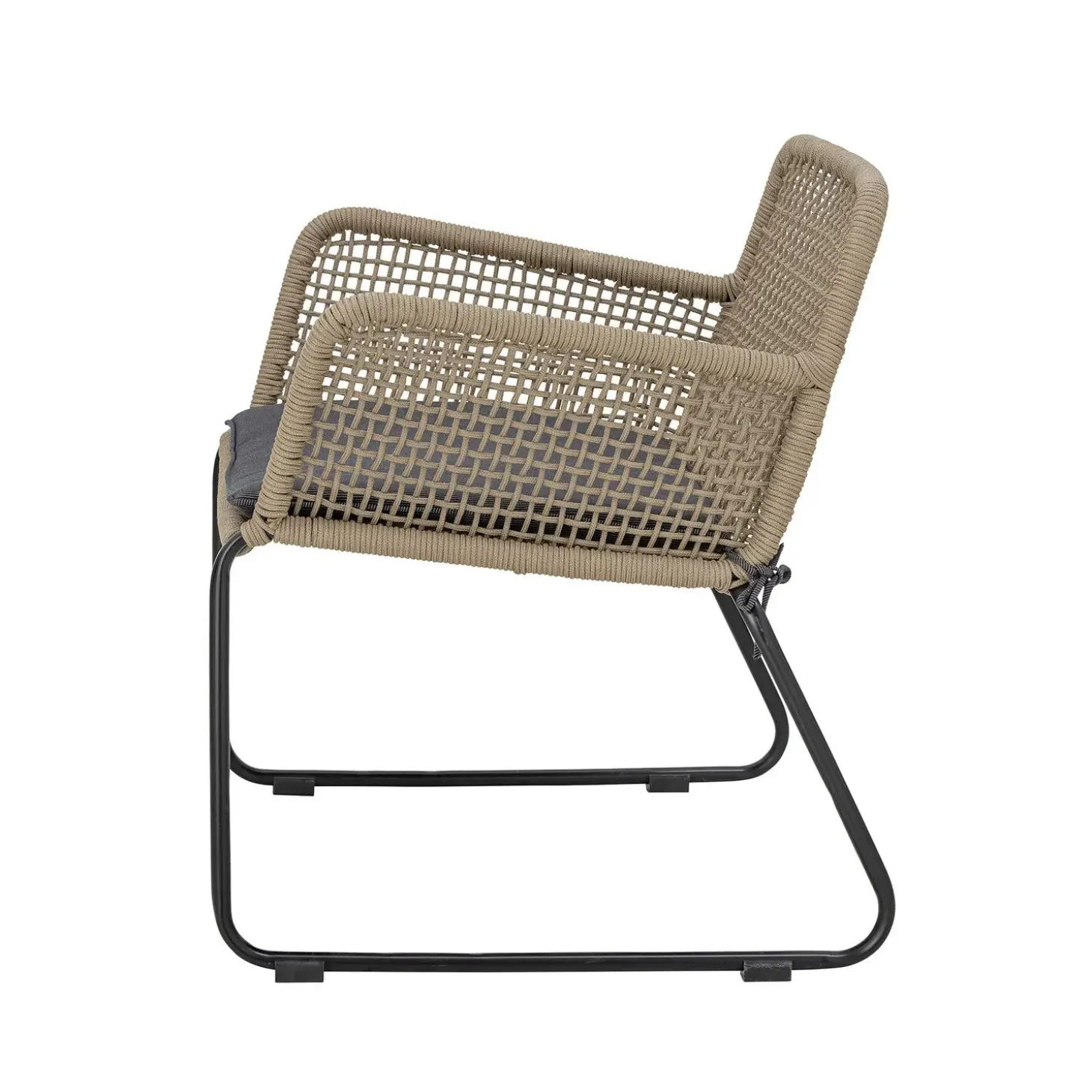 Bloomingville - Mundo Lounge Stol, Brun, Metal