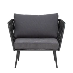 Bloomingville - Pavone Lounge Stol, Sort, Metal