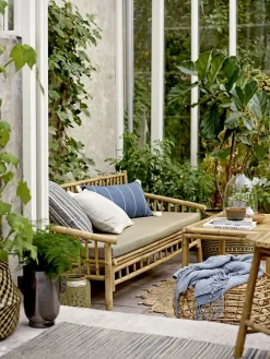 Bloomingville - Sofa inkl. hynde, Sole, Natur, Bambus
