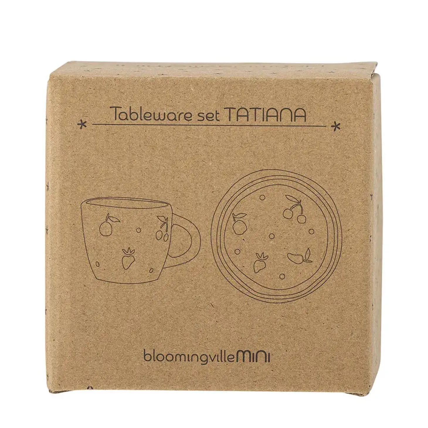 Bloomingville - Tatiana Stelsæt, Hvid, Stentøj