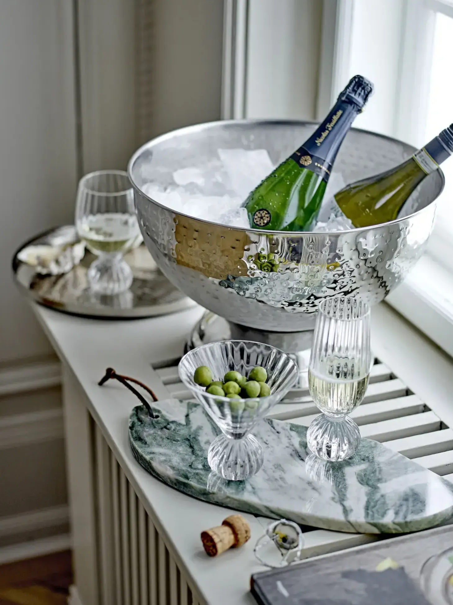 Bloomingville - Taurin Champagneglas, Klar, Glas