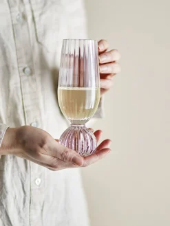 Bloomingville - Taurin Champagneglas, Klar, Glas