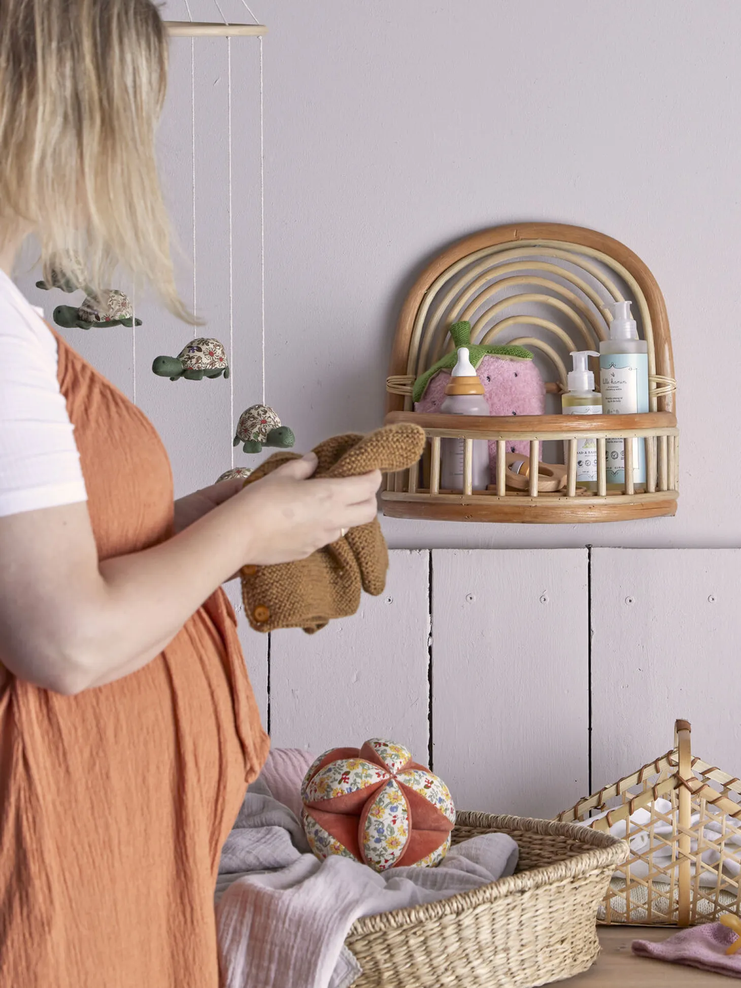 Bloomingville - Venke Soft Toy, Orange, Bomuld