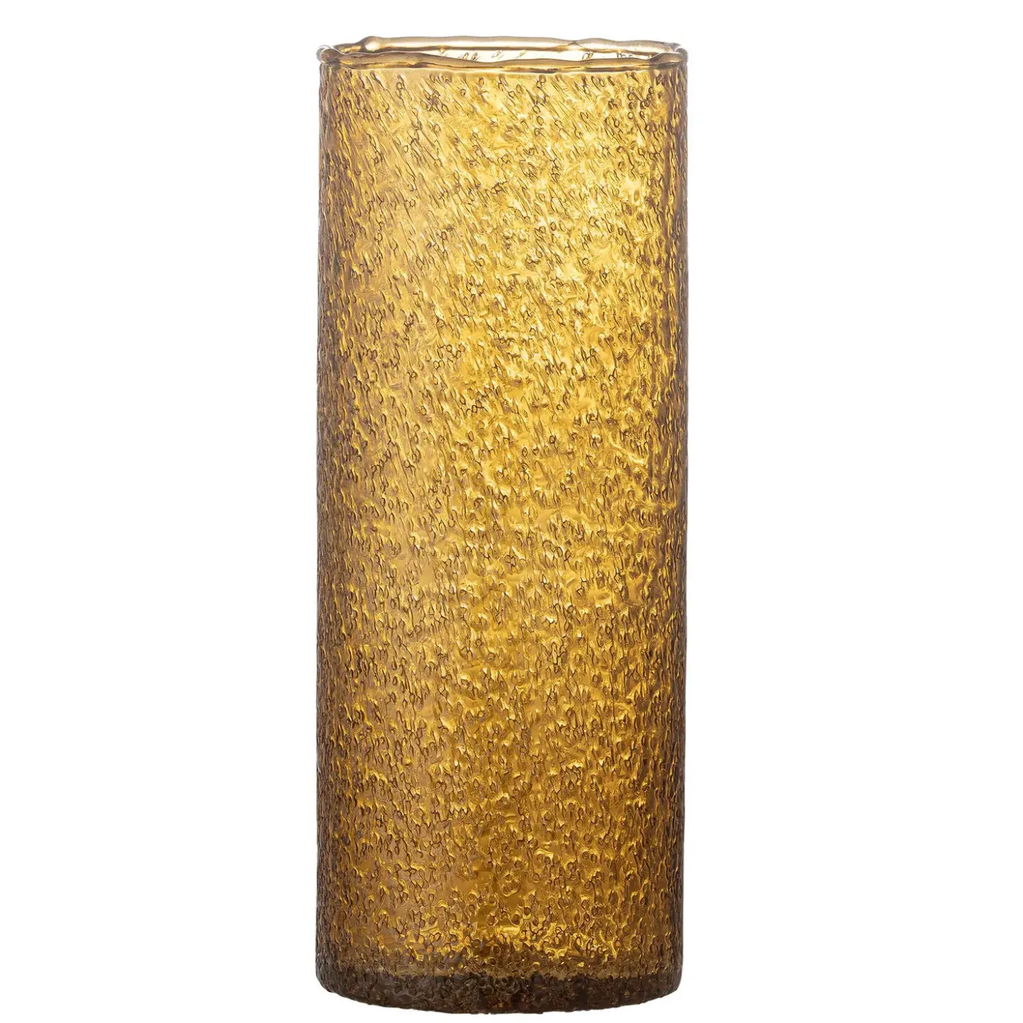 Bloomingville - Zenta Vase, Brun, Genanvendt Glas