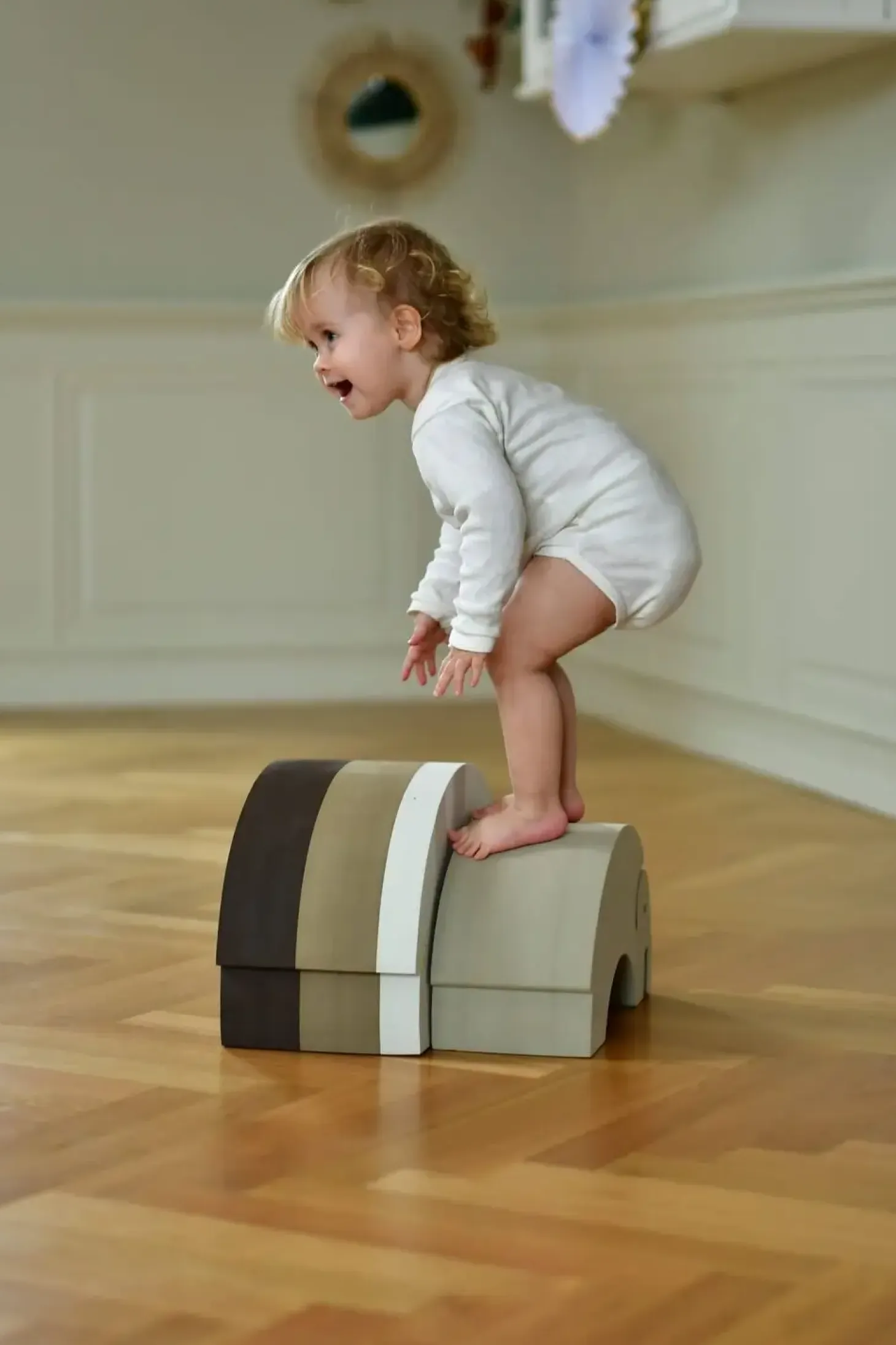 Bobles - Elefant S Sand grey