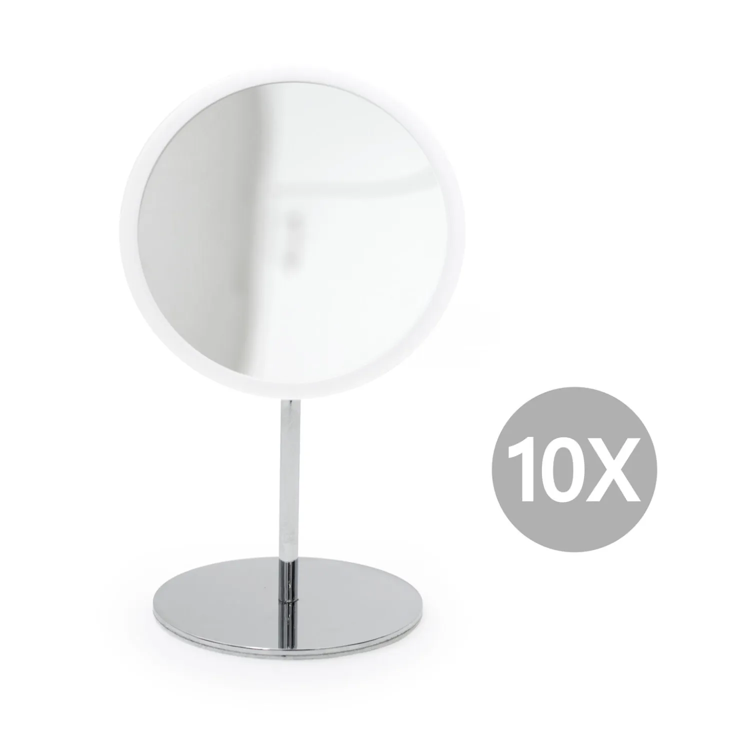 Bosign - Aftageligt Make-up spejl X10 - Bordmodel - Hvid