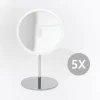 Bosign - Aftageligt Make-up spejl X5. Bordmodel - Hvid