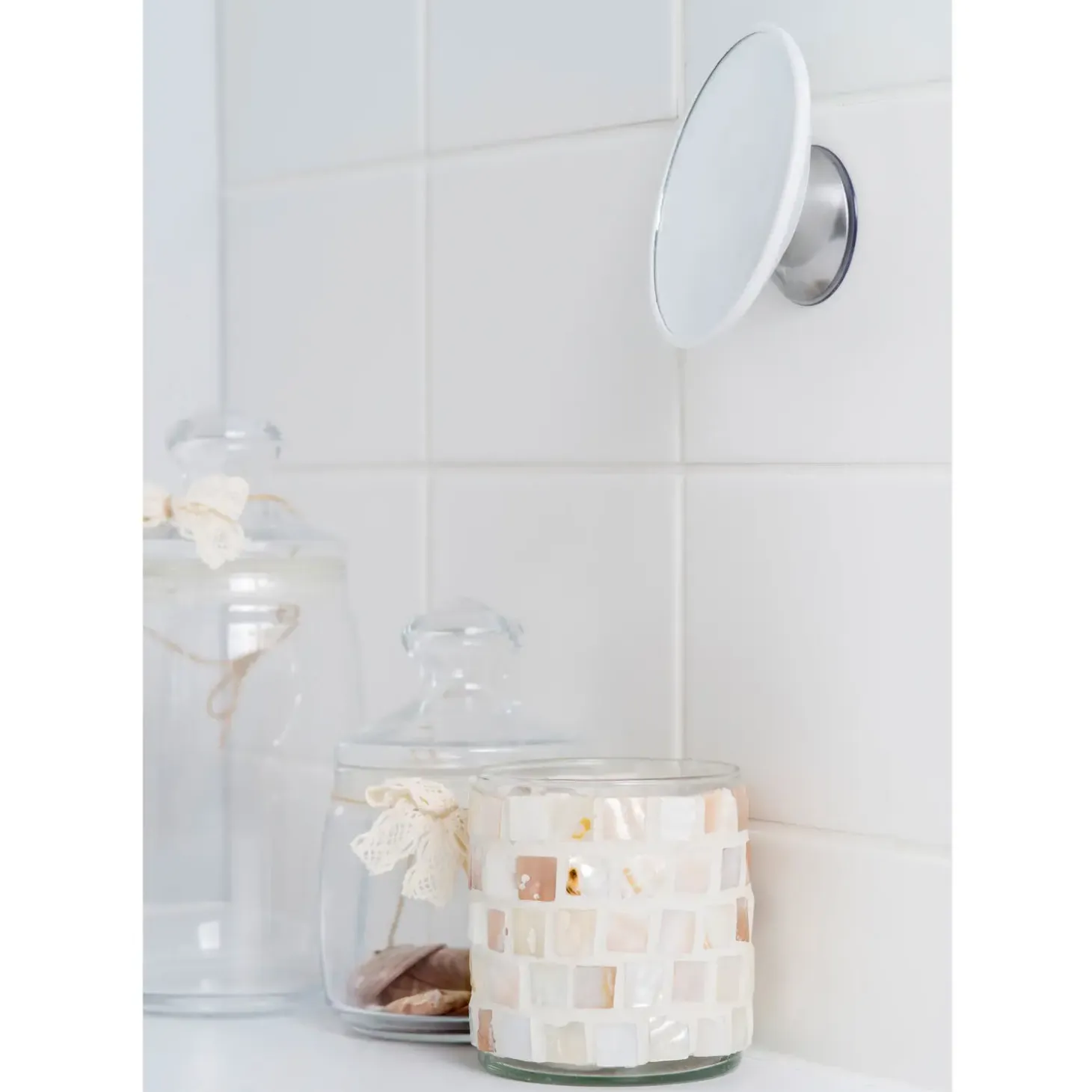 Bosign - Aftageligt Make-up spejl X15 - hvid