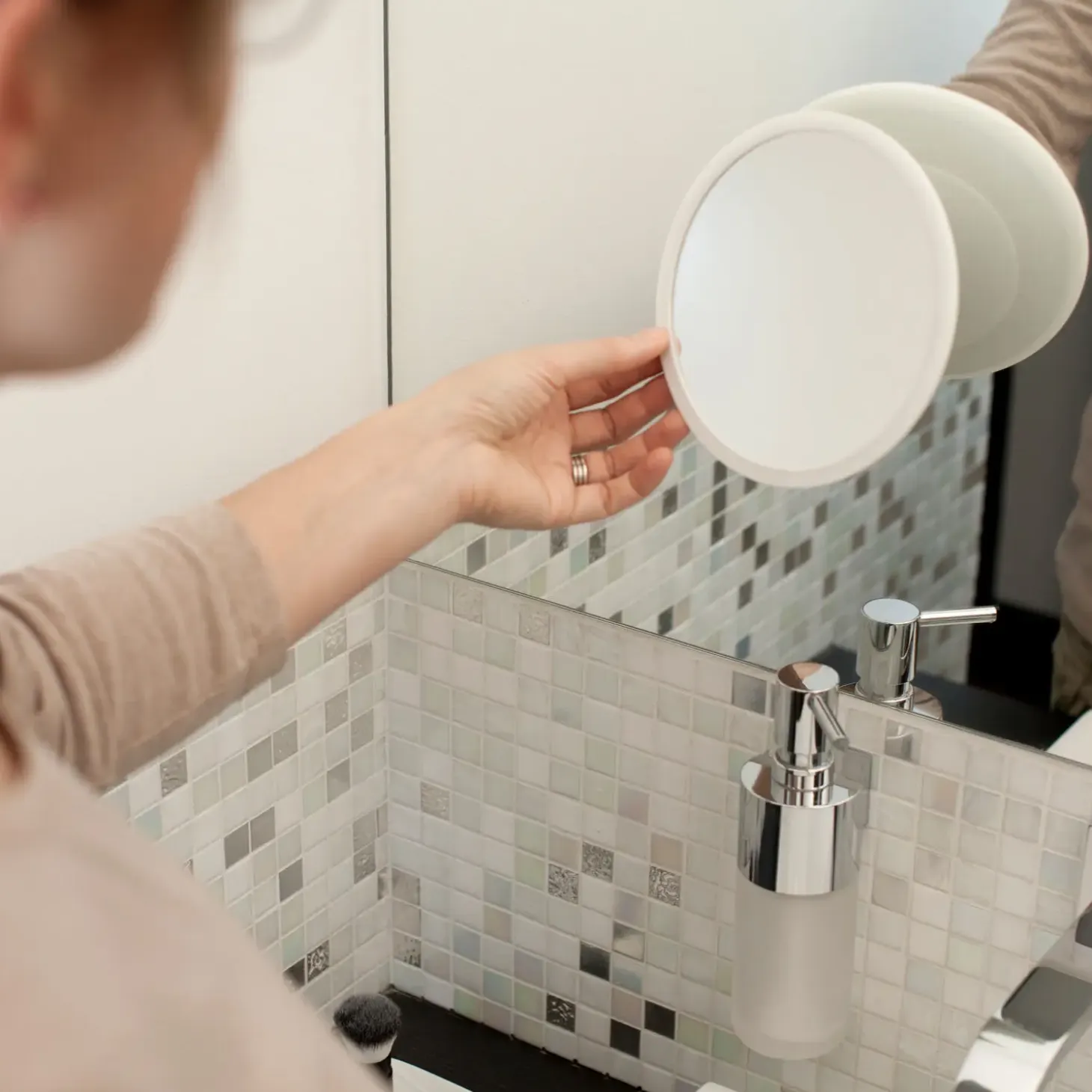 Bosign - PLUS Aftageligt Make-up spejl X15 - hvid