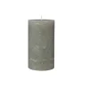 Broste Copenhagen - Rustik bloklys - Ø10 x H18 cm - Grape Leaf Green