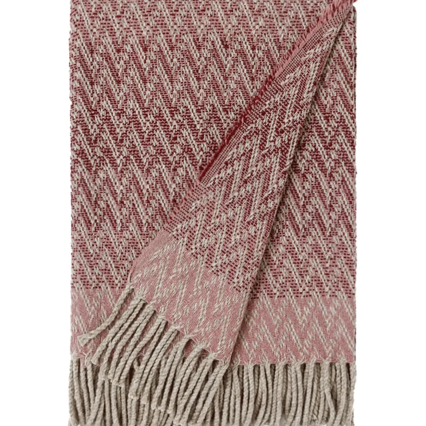 Burel Factory - Plaid/Tæppe - Ecletic - Pink - 180 x 130 cm