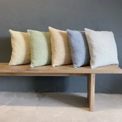 Burel Factory - Visual Pudebetræk - Gul - 45x45 cm