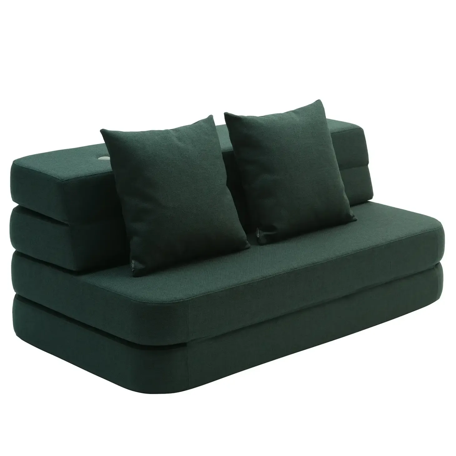 By KlipKlap - KK 3 Fold sofa XL 140 cm - Mørke grøn - Deep Green