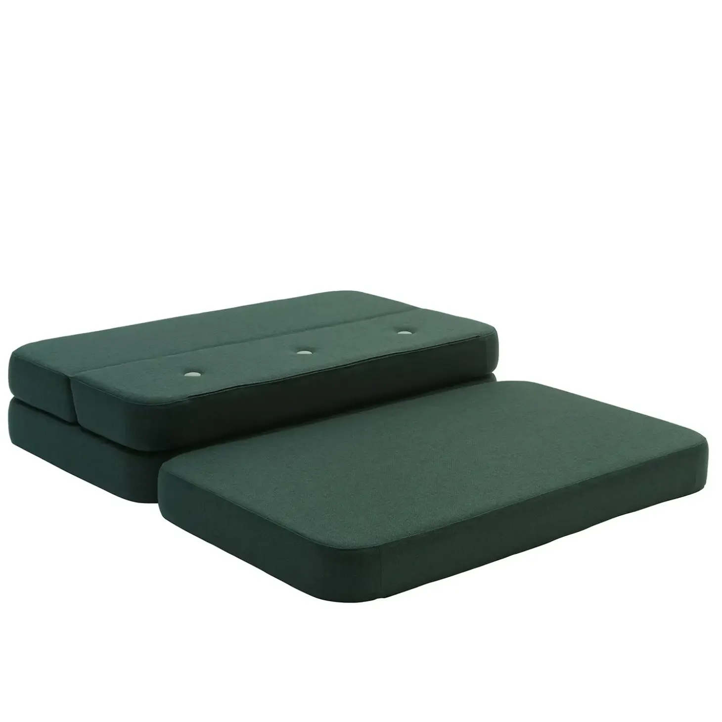 By KlipKlap - KK 3 Fold sofa XL 140 cm - Mørke grøn - Deep Green