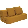 By KlipKlap - KK 3 Fold Sofa 120 cm - Mustard Gul