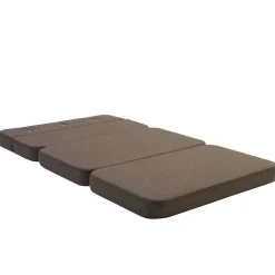 By KlipKlap - KK 3 Fold sofa 120 cm - Brun med sand knapper