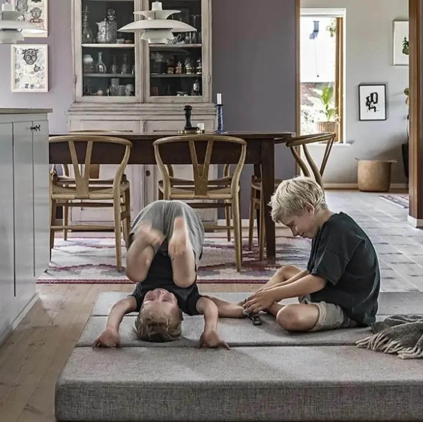 By KlipKlap - KK 3 Fold XL - 3-lags XL Multi grey/grey buttons