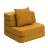 by KlipKlap - Sofa - KK 3 Fold Sofa Single Soft - Mustard w. Mustard - Gul