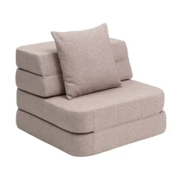 by KlipKlap - Sofa - KK 3 Fold Sofa Single Soft - Soft Rose w. Rose - Rosa