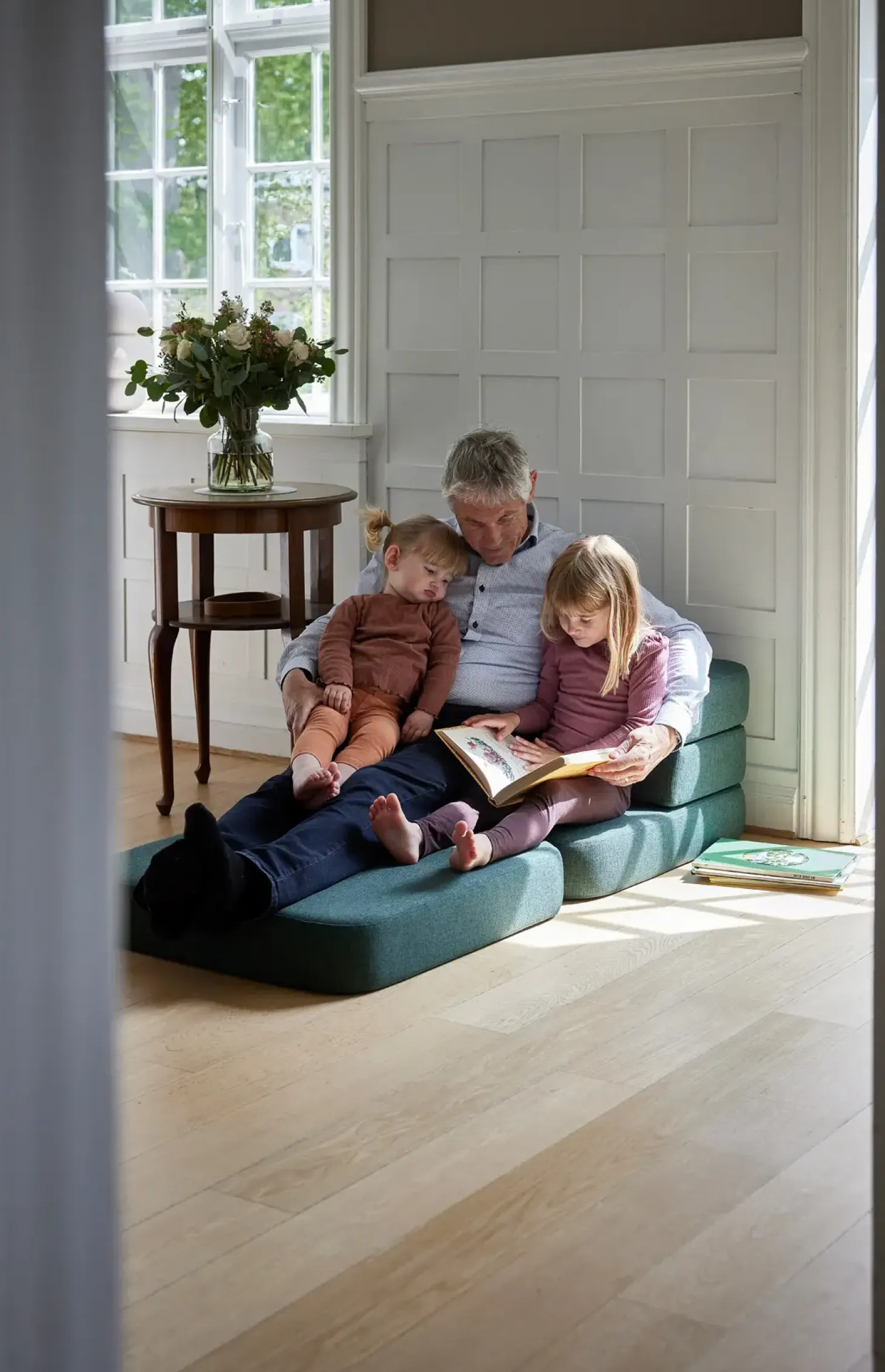 by KlipKlap - Sofa - KK 3 Fold Sofa Single - Soft Rose w. Rose - Rosa