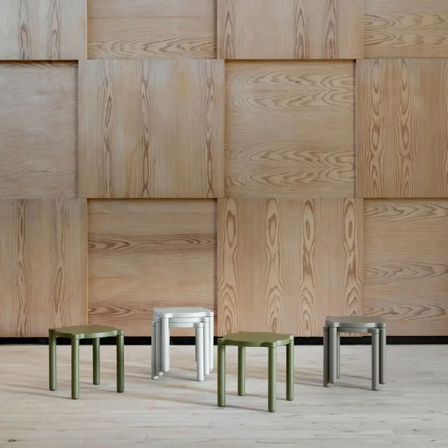 By KlipKlap - Stacking Stool - Taupe