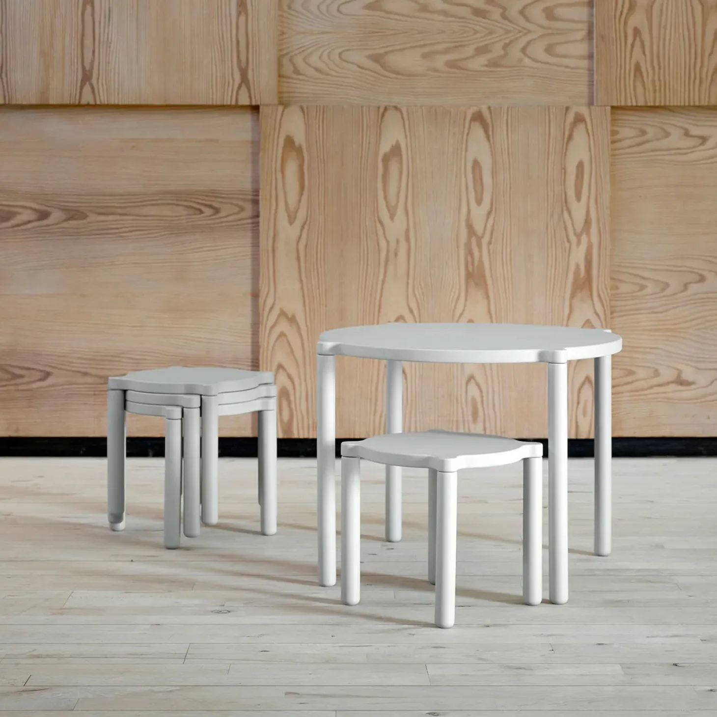 By KlipKlap - Stacking Table - Olive green