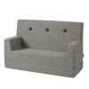 By KlipKlap børnesofa - KK Kids Sofa - Multigrå