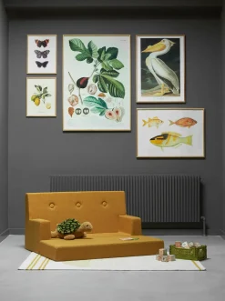 By KlipKlap børnesofa - KK Kids Sofa - Gul - mørkegul