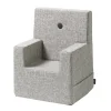 By KlipKlap børnestol - KK Kids chair XL - Multi grå med grå knap