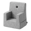 By KlipKlap børnestol - KK Kids chair - Multigrå med grå knap