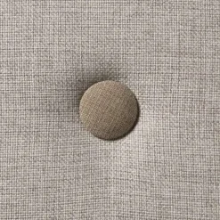 By KlipKlap madras - KK 3 fold single - Beige med sandfarvet knapper