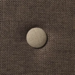 By KlipKlap madras - KK 3 fold single - Brun med sandfarvet knap