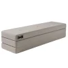 By KlipKlap madras - KK 3 fold XL - Beige med sandfarvet knapper