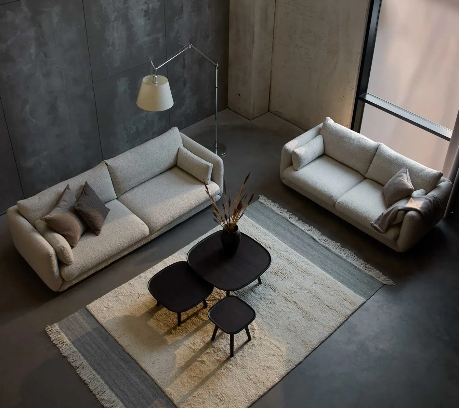 Cane-Line - Bloom 3-pers. sofa m/teak ben - Chenny Dark green