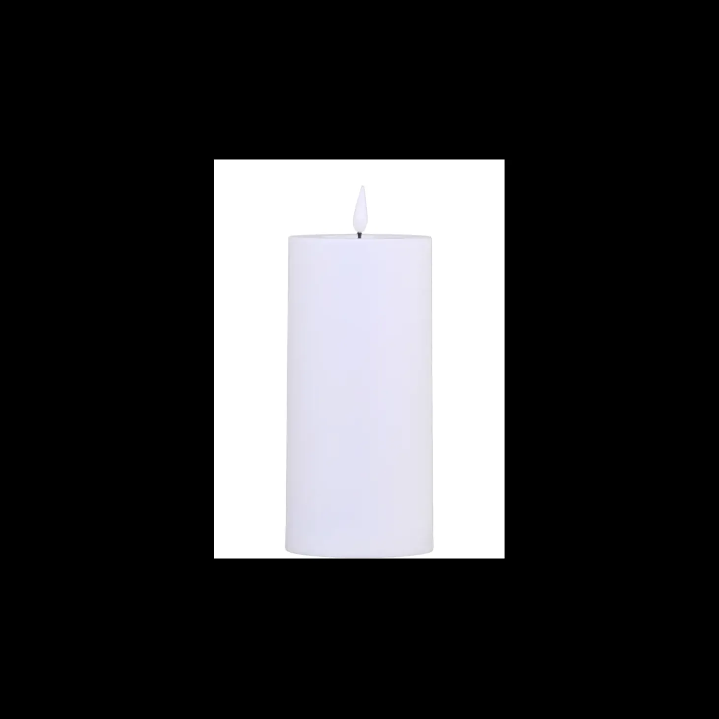Chic Antique - Bloklys LED til udendørs inkl. batteri - H15 x Ø7 cm