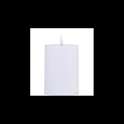Chic Antique - Bloklys LED til udendørs inkl. batteri - H25 / Ø10 cm