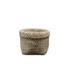Chic Antique - Corte skjulere med flettede mønster lavet i cement (Ø13 cm)