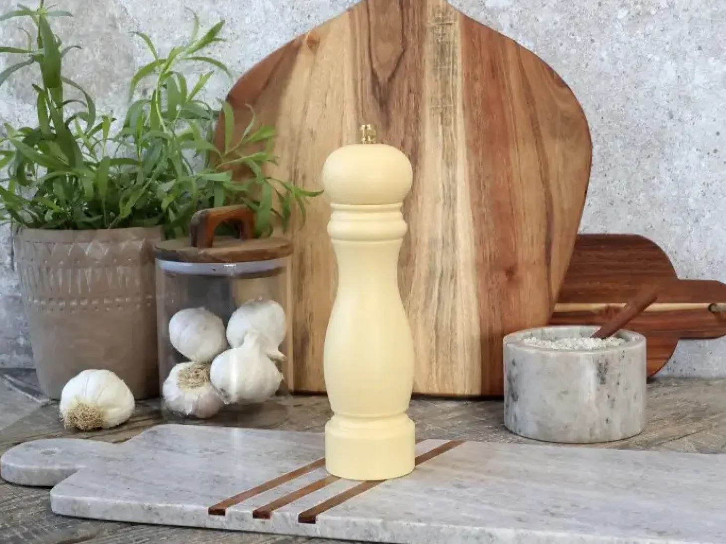 Chic Antique - Salt/Peberkværn - Gul - 20x5 cm