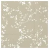 Chic Antique - Serviet - Blomster - 16x16 cm - Lys Latte