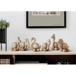 ChiCura - Træfigur - Spinning Giraffe - Small