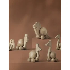 ChiCura - Træfigur - Spinning Lion - Small